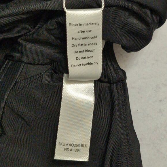 Andie The Belmar One Piece Black Tie Waist Swimwear Bathing Suit Size XS New - Picture 10 of 12